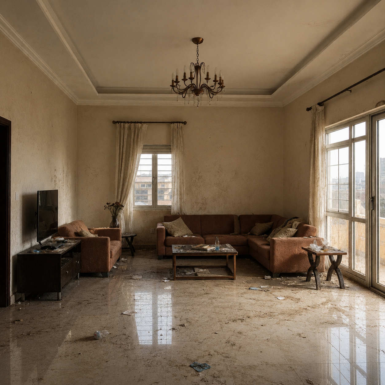 Before — Living room restoration