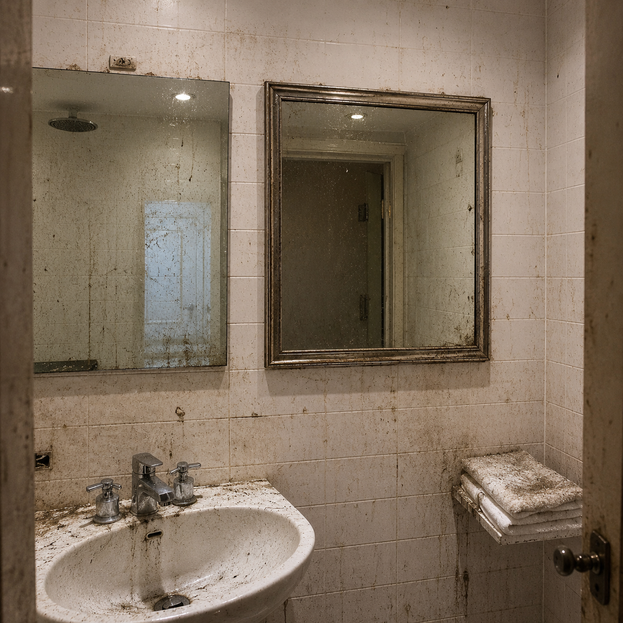 Before — Bathroom deep clean